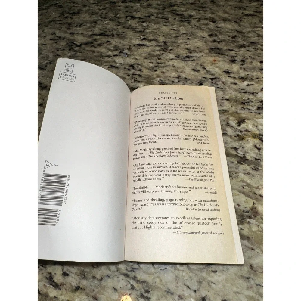 Big‎ Little Lies Tv Tie-In by L. Moriarty paperback novel book
